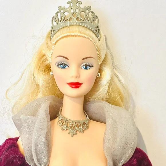 Barbie Millennial Princess Doll in Burgundy Gown. RARE - Picture 5 of 8